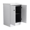 Modern Freestanding Bathroom Vanity With Resin Sink & Soft Close Cabinet Doors, Durable - White - Image 14