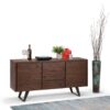 Lowry - Sideboard Buffet - Distressed Charcoal Brown - Image 8