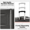 2 Piece Luggage Set With Bags Expanable Spinner Wheels ABS Lightweight Suitcase With Tsa Lock 20" / 24" - Dark Gray - Image 4