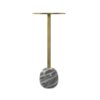 Melene - Side Table - Gray / Gold - Image 2