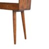 Curved Console Table - Chestnut - Image 7