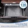 0 23 Cu Ft Top Opening Biometric Security Safe - Black - Image 13