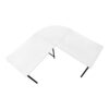 Computer Desk, Home Office, Corner, L Shape, Contemporary & Modern - White - Image 5