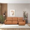 Grant - Triple Power Convertible Sofa - Cognac - Image 5