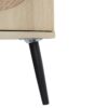 Corner Cabinet, Rattan Door, Freestanding Corner Tables For Small Spaces, Corner Shelf Stand For Living Room, Kitchen, Bathroom, Bedroom - Natural - Image 23