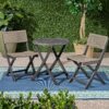 Evergreen - Outdoor Dining Set With Dining Table And 2 Chair - Gray - Image 6