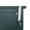 Hollow Carved 3 Drawer Dresser With Metal Handles, Storage Chest For Living Room Or Bedroom - Blackish Green - Image 15