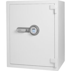 4.48 Cubic Ft Biometric Fireproof Safe - White