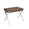 Callers - Weathered Writing Desk - Chrome / Oak - Image 3