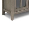 Warm Shaker - Low Storage Cabinet - Distressed Gray - Image 6