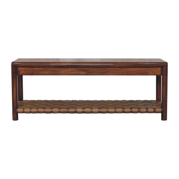 Regency - Woven Bench - Brown