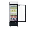 Glass Door Merchandiser Freezer 19.3 Cu.Ft Swing Door Commercial Reach-In Display Freezers With LED Top Panel Upright Freeze Storage - Black - Image 3