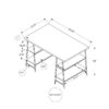 Computer Desk For Home Office, Laptop, Storage Shelves, Contemporary Versatile Placement - White - Image 11