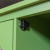 Stylish TV Cabinet, Entertainment CenterTV Stand, TVconsoletable, Media Console, Solidwood Frame, Changhong Glass Door, Metal Handle - Antique Green - Image 24