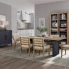 Double Pedestal Table Latte - Light Brown - Image 7