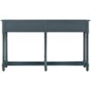 Hearth & Haven Daniel - Console Table With 2 Storage Drawers And Bottom Shelf For Living Room Entryway - Antique Navy - Image 7