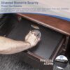 0 23 Cu Ft Top Opening Biometric Security Safe - Black - Image 14