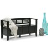 Adams - Entryway Storage Bench - Black - Image 10