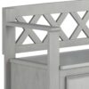 Amherst - Entryway Storage Bench - Fog Gray - Image 8