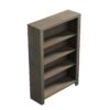 Joshua Creek - 4 Shelf Bookcase - Barnwood - Image 6