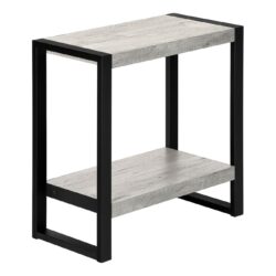 Accent Table, Side Industrial - Gray
