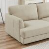 Glander - Sectional Sofa Right Facing - Cream - Image 2