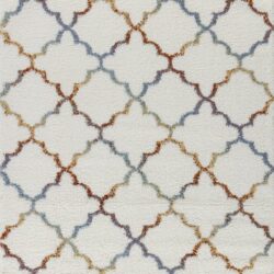 Loft Shag - 5' 3" X 7' Shaggy Area Rug Polypropylene - Ivory