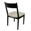 Comfortable Upholstery Cresent Chair (Set of 2) - Peppercorn - Image 2