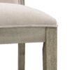 Bar Stools (Set of 2), Rubber Wood Frame, Retro Bar Chairs Suitable For Kitchen Island - Beige / Gray - Image 10