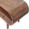 Circular TV Stand - Walnut - Image 9
