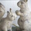 Resin Standing & Lying Down Squirrel Rustic, For Harvest Festival Fall Festival & Thanksgiving Table Decorations (Set of 2) - Antique Cream - Image 8