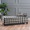 Contemporary Storage Ottoman With Seating And Storage - Black - Image 5