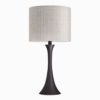 Lenuxe - Contemporary Table Lamp (Set of 2) - Oil Rubbed Bronze / Natural - Image 2