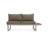 Sterling - Outdoor Aluminum V Shaped 5 Seater Sofa Set With Cushions - Gray / Khaki / Silver - Image 2