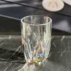 Rainbow Diamond Acrylic Glasses Drinking (Set of 4) Hi Ball 17Oz, Bpa Free Plastic Cocktail Glasses - Clear - Image 7