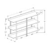 Accent Console Table For Entryway, Convenient Design Modern - Taupe - Image 6