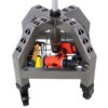 Pneumatic 360 Degree Swivel Stool, Mechanics Rolling Creeper Seat, Heavy Duty Rolling Mechanics Stool, Shop Stool With Casters - Gray - Image 5