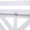 Outdoor & Indoor Privacy Screen Metal Privacy Screen, Freestanding Decorative Privacy Screen For Deck Balcony Patio, Privacy Fence Panels - White - Image 10