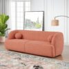 Anna - French Boucle Sofa - Pink - Image 3