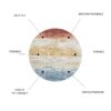 Rabbit - Washable Non - Slip Round Rug, Elegant Design - Ivory Multi - Image 5