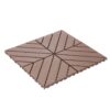 Plastic Interlocking Deck Tiles, 44 Pack, Waterproof Outdoor All Weather Use - Red Brown - Image 3