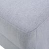 Comfy 5 Pieces L Shaped Sofa With Wooden Legs, Modern Side Chairs For Living Room - Light Gray - Image 16