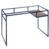 Yasin - Glass Top Writing Desk - Blue - Image 5