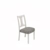 Tannen - Round 5 Piece Dining Table (Set of 5) - White And Gray - Image 15