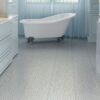Interlocking Deck Tiles Plastic Waterproof Outdoor All Weather Anti-Slip Bathroom Shower Balcony Porch Strong Weight Capacity Upto 440 Lbs, Pebble Stone Pattern Pack Of 60 - Gray - Image 3
