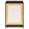 Cat Litter Box Enclosure, Hidden Cat Washroom, Kitty End Table, Litter Cabinet With Sisal Door - Black - Image 10