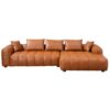 Clark - Sectional Right Sofa - Cognac - Image 2