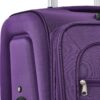 Softside Luggage Expandable 3 Piece Set Suitcase Upright Spinner Softshell Lightweight Luggage Travel Set - Purple - Image 7