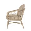 Bruce - Outdoor Club Chair Set With Water Resistant Cushions Rattan And Iron - Brown - Image 10