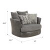 Grennburg - Swivel Accent Chair - Gray - Image 7